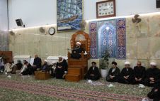 العتبة الحسينية المقدسة تقيم مجلس عزاء استذكارا لفاجعة هدم قبور أئمة البقيع (عليهم السلام)